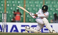 Bangladesh's Zakir Hasan hit a century on his Test debut