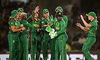 South Africa celebrate
