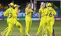 Darcie Brown of Australia celebrates