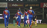 Karachi Kings celebrate a wicket