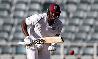 Jason Holder in action for West Indies