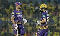 KKR's Nitish Rana and Rinku Singh