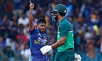 Sri Lanka celebrate a wicket