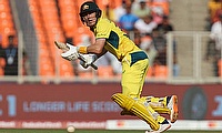 Australia's Marnus Labuschagne in action