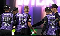Hobart Hurricanes celebrate