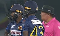 Sri Lanka batters await a Review