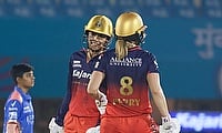 Royal Challengers Bengaluru captain Smriti Mandhana and Ellyse Perry