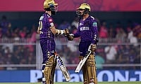 Kolkata Knight Riders' Quinton de Kock and Moeen Ali