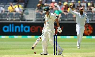 David Warner fell cheaply in the opening Test against the West Indies