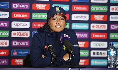 Sune Luus during the South Africa women's national cricket team training session and press conference