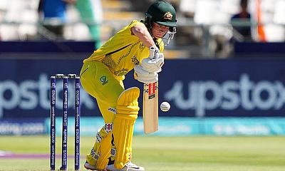 Australia's Beth Mooney in action