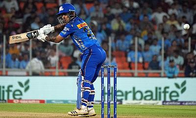 MI batsman Ishan Kishan plays a shot alt=