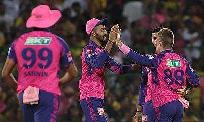 Adam Zampa of Rajasthan Royals celebrates alt=