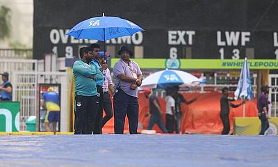 Rain plays a part as the covers come out