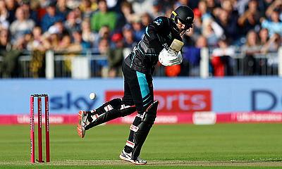 New Zealand's Devon Conway in action alt=
