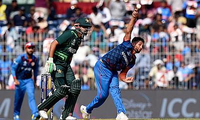 Afghanistan's Azmatullah Omarzai in action alt=