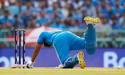 India's Rohit Sharma in action alt=
