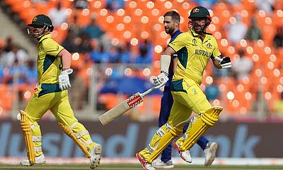 Australia's Travis Head and David Warner in action running between the wickets alt=