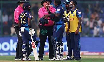 Sri Lanka's Angelo Mathews 'timed out'