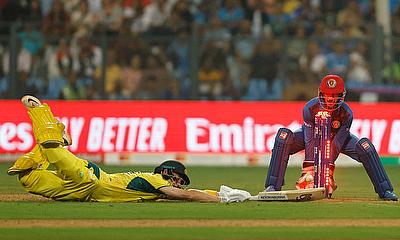 Australia's Marnus Labuschagne Marnus Labuschagne is run out alt=