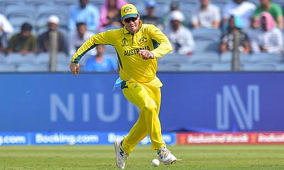 Australia's Steve Smith fields a ball alt=