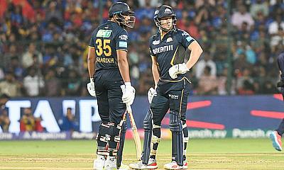 Gujarat Titans' Shahrukh Khan and David Miller alt=