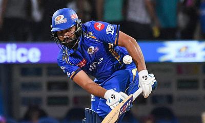 Mumbai Indians' Rohit Sharma plays a shot during the IPL alt=