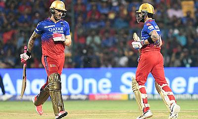 Royal Challengers Bengaluru's Faf du Plessis and Virat Kohli