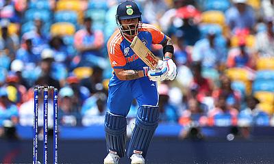 India's Virat Kohli in action alt=