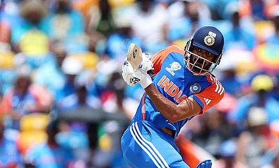 India's Axar Patel in action alt=