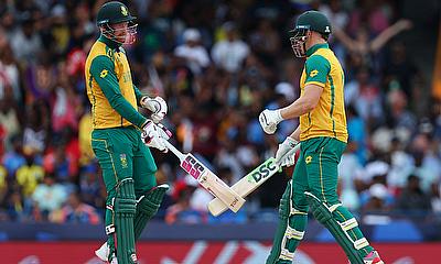 South Africa's Heinrich Klaasen and David Miller in action alt=