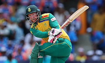 South Africa's Heinrich Klaasen in action batting alt=