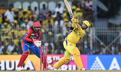 Chennai Super Kings' Devon Conway in action alt=
