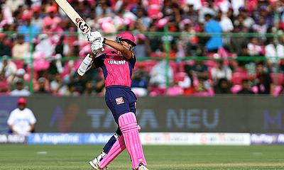 Rajasthan Royals' Yashasvi Jaiswal in action alt=