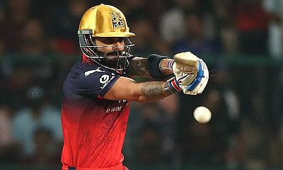 Royal Challengers Bengaluru's Virat Kohli in action alt=