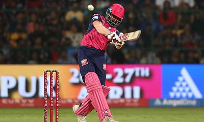Rajasthan Royals' Shubham Dubey in action alt=