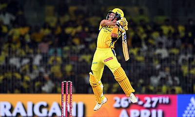 Chennai Super Kings' Dewald Brevis in action alt=