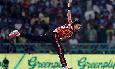 Sunrisers Hyderabad's Harshal Patel in action alt=