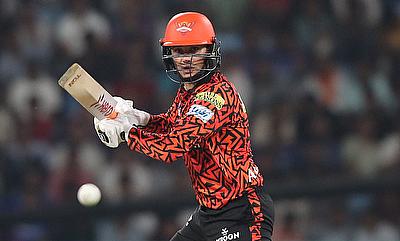Sunrisers Hyderabad's Abhishek Sharma in action alt=