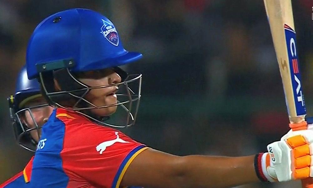 Delhi Capitals' Shafli Verma hit 50 off 31 balls