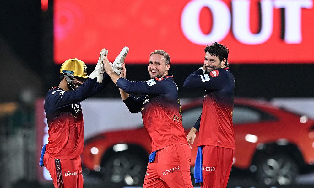 RCB players celebrate RCB players celebrate